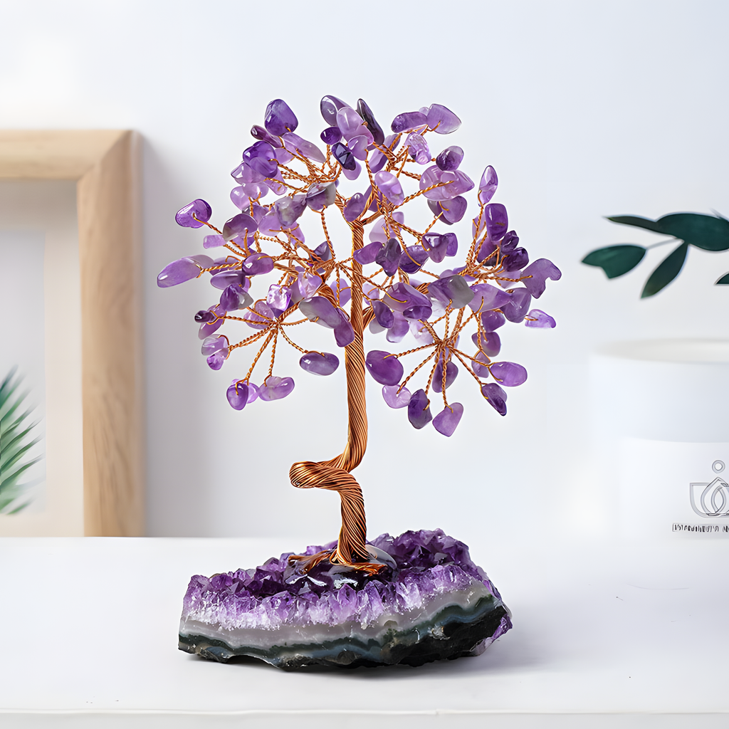 Amethyst Crystal Money Tree