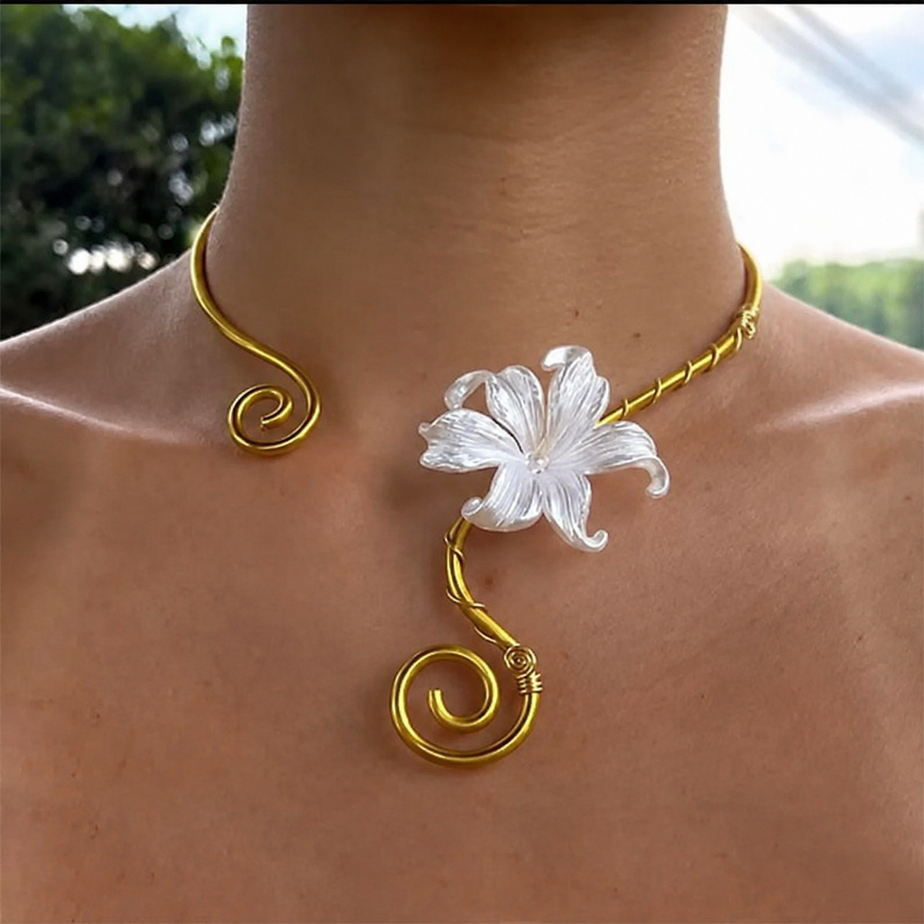 Iris Flower Choker