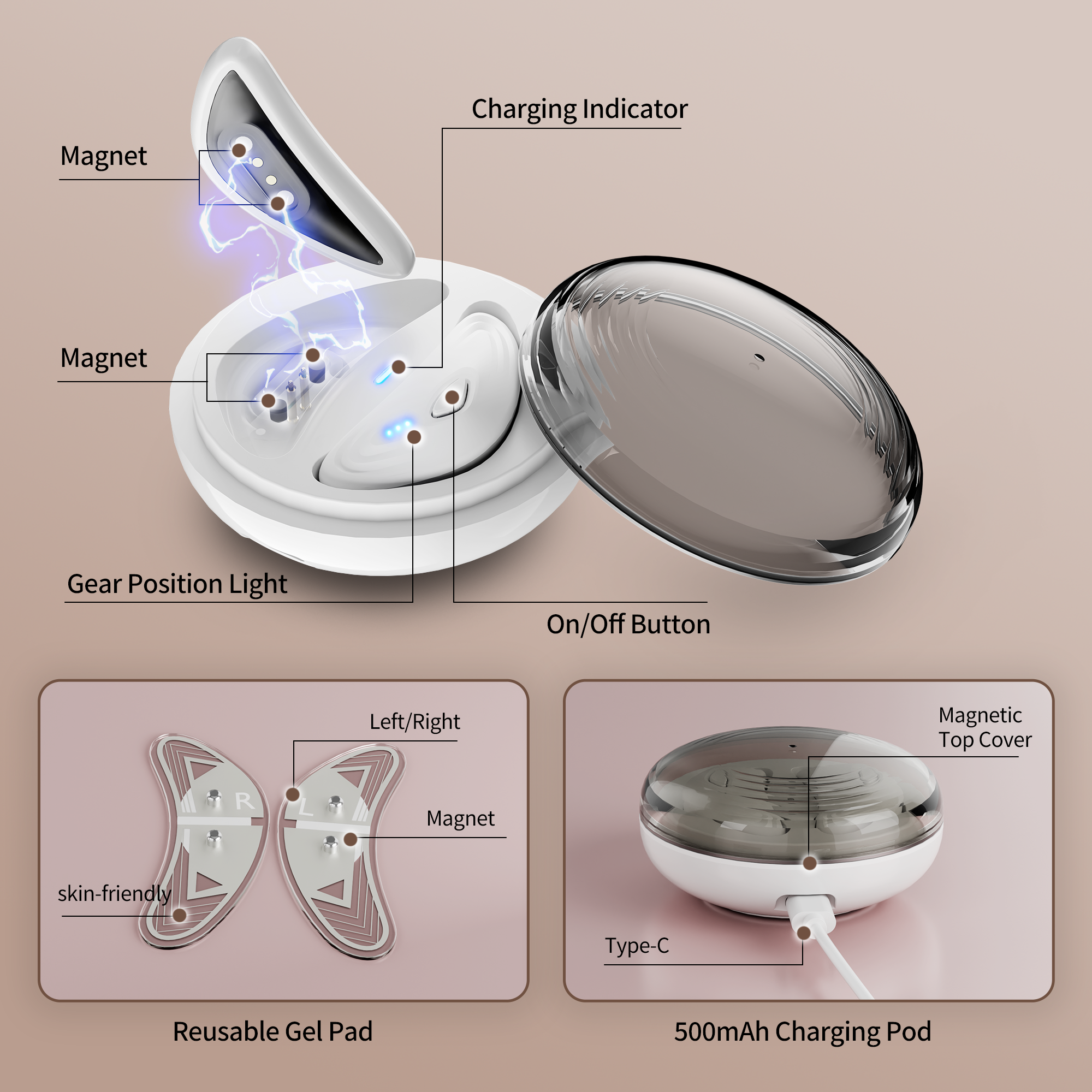 Microcurrent Eye Massager