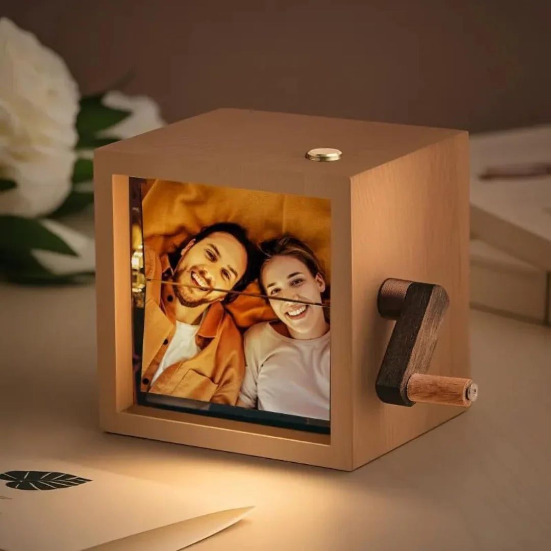 Kurbel-Fotobox