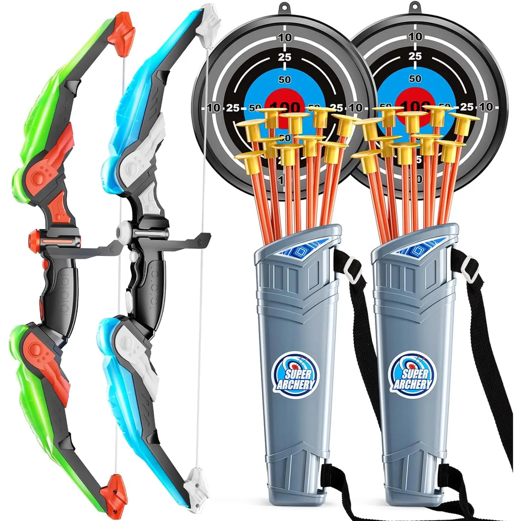 Kids Light-Up Bow and Arrow Set