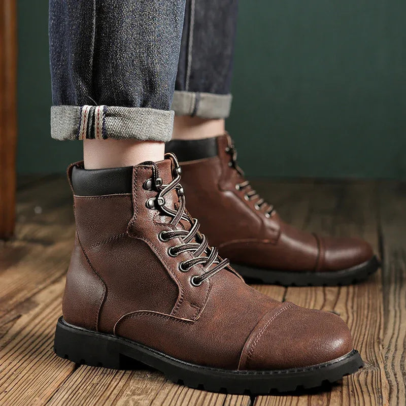 Men's Fall Winter British Style Boots