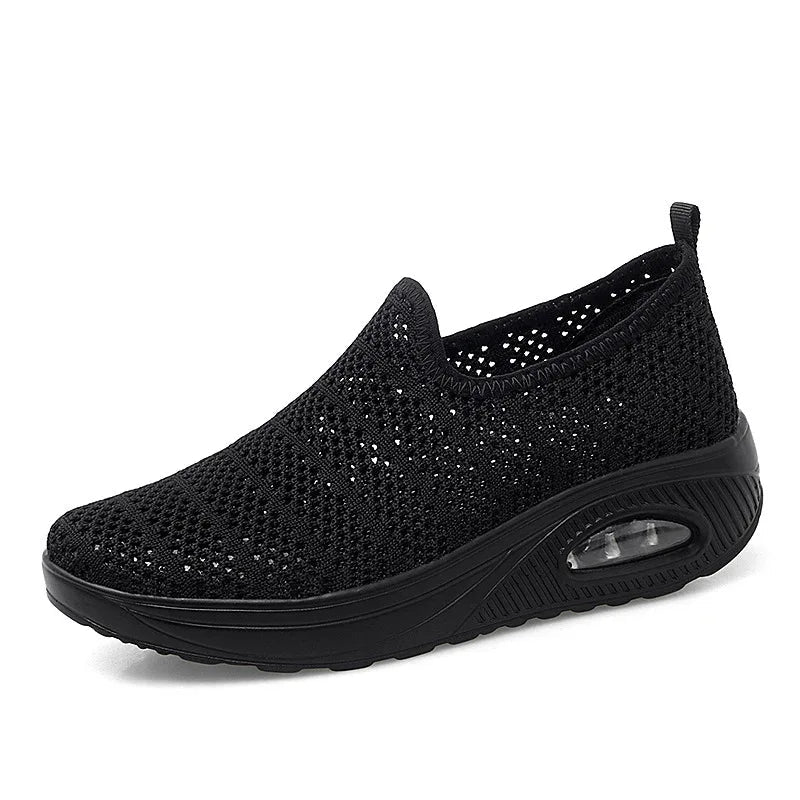 Women's Fashion Shoes Fly-Knit Breathable Outdoor Sneakers