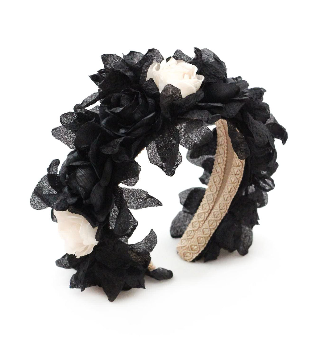BLACK AND WHITE HEADBAND