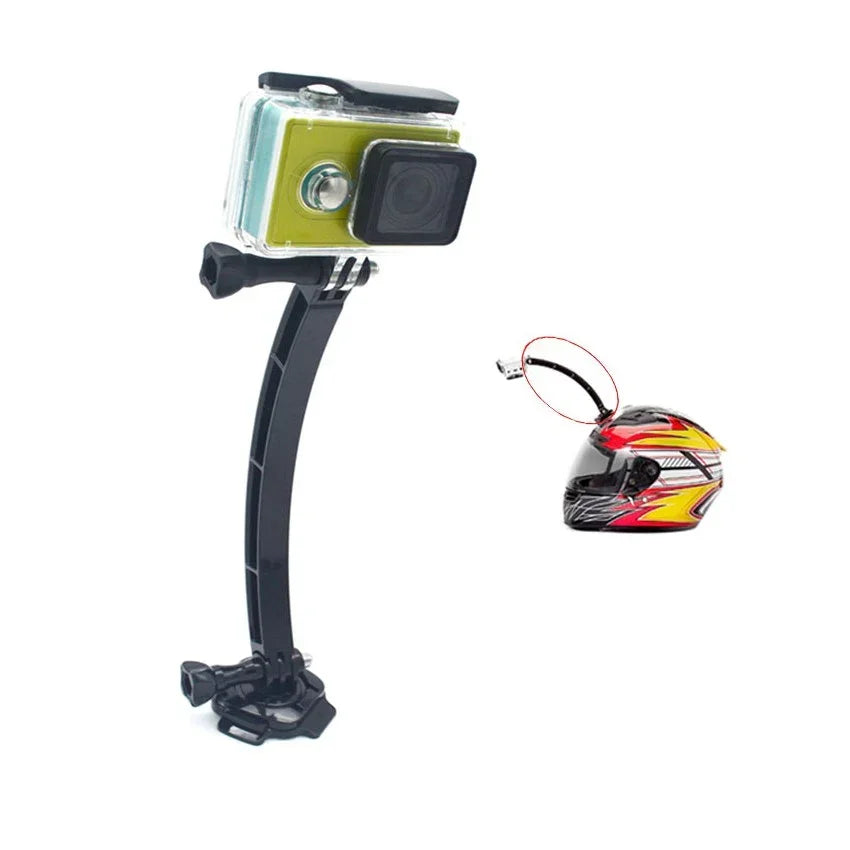 GoPro-fäste och arm för hjälm roterbart 360 grader