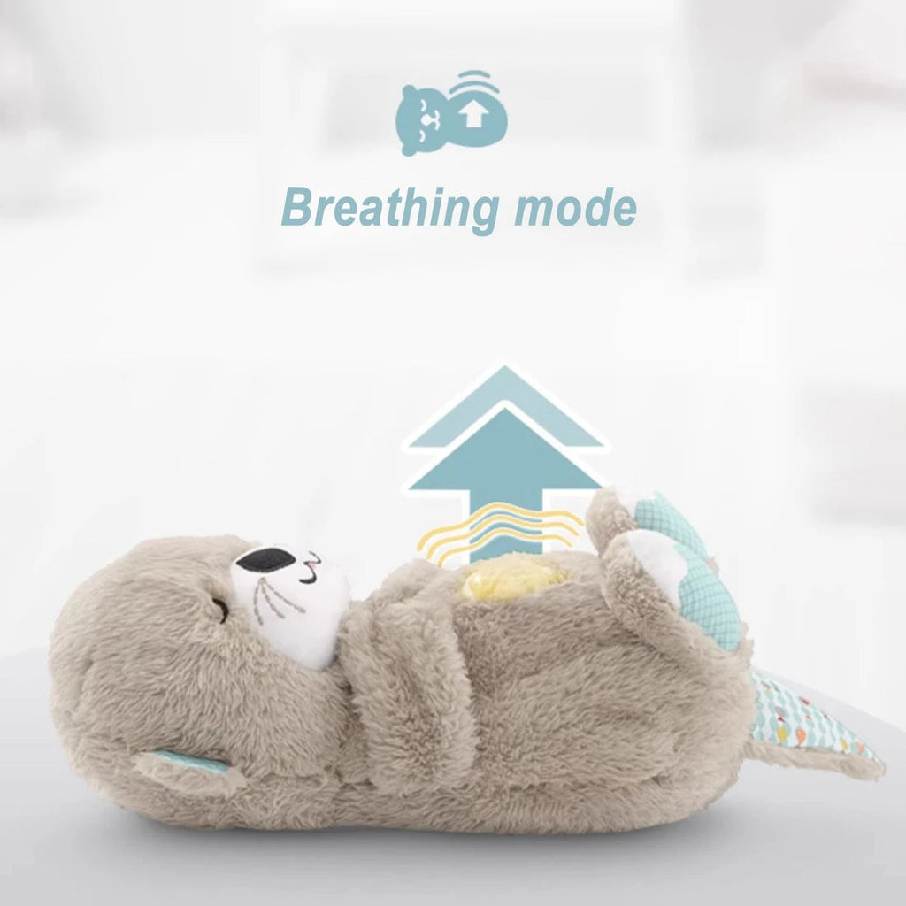 Atmendes Otterbaby-Plüschtier