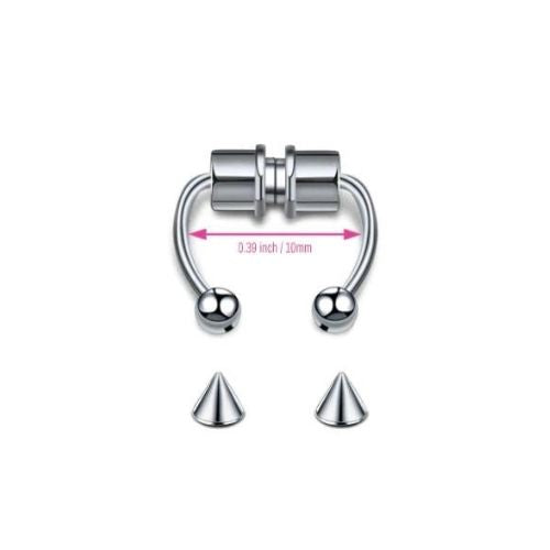 4x Magnetischer Septumring