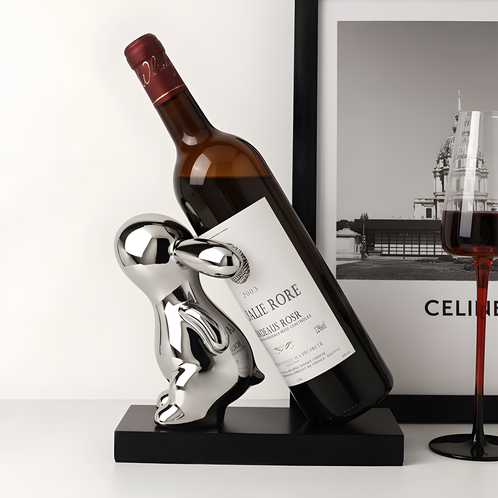 Rabbit Ceramic Wine Rack