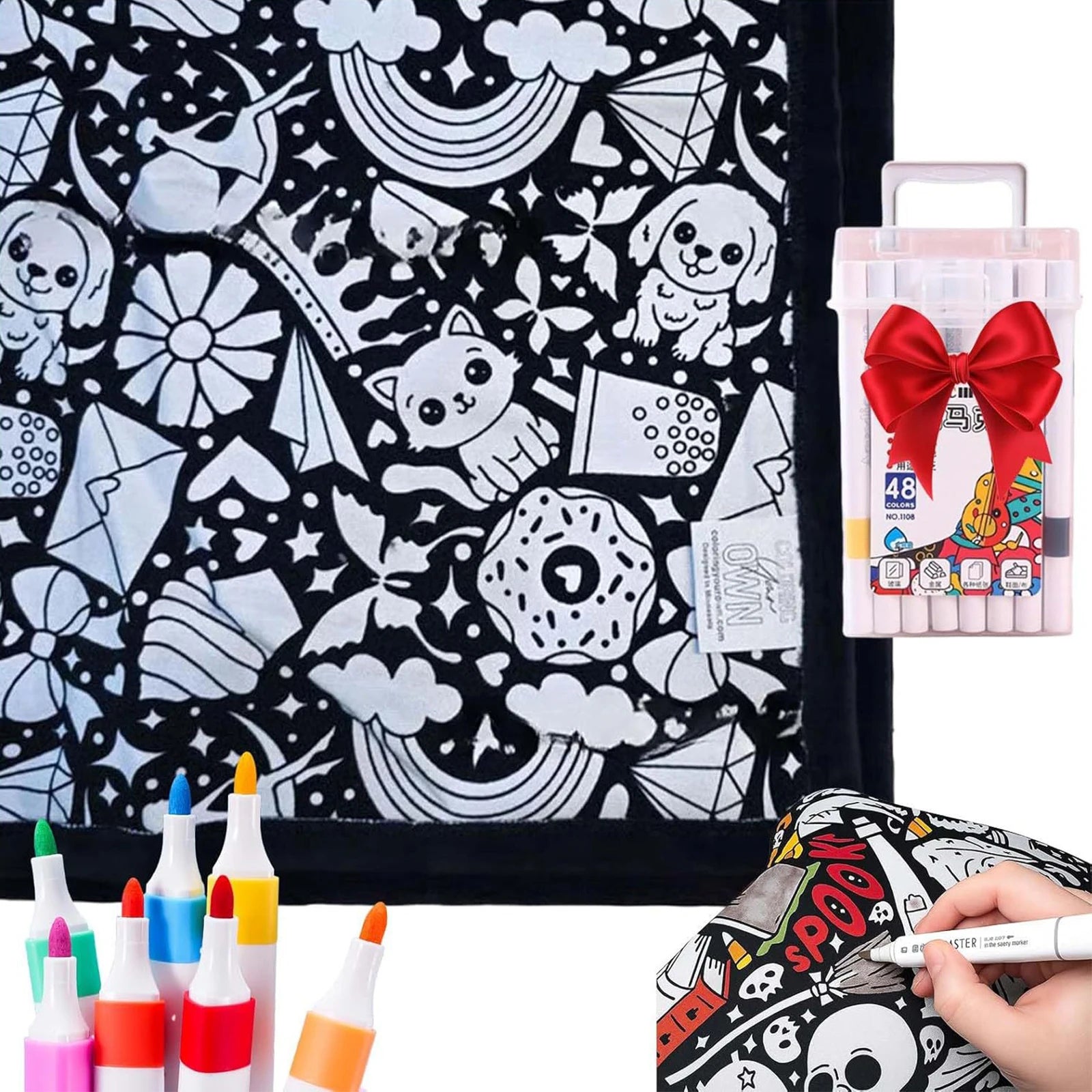 DIY Coloring Blanket