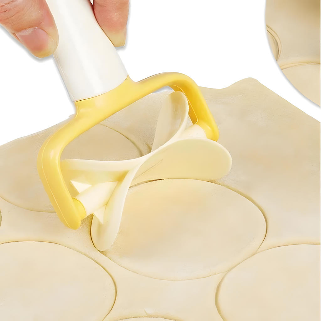 Three-Piece Pastry Cutter and Roller Set