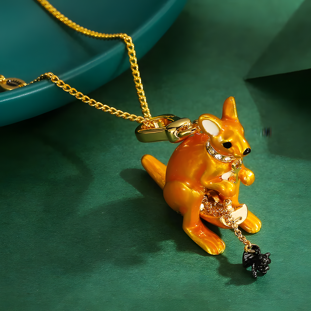 Openable Kangaroo Pendant