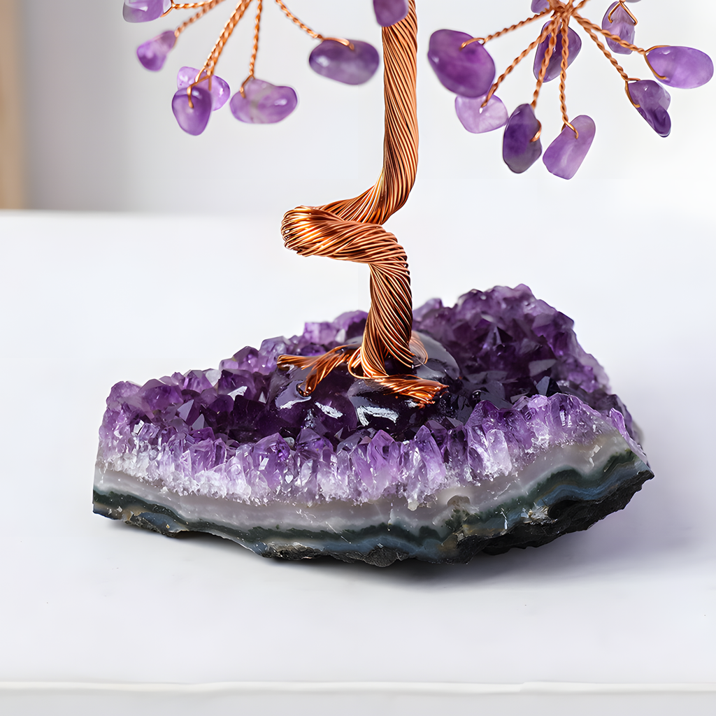 Amethyst Crystal Money Tree