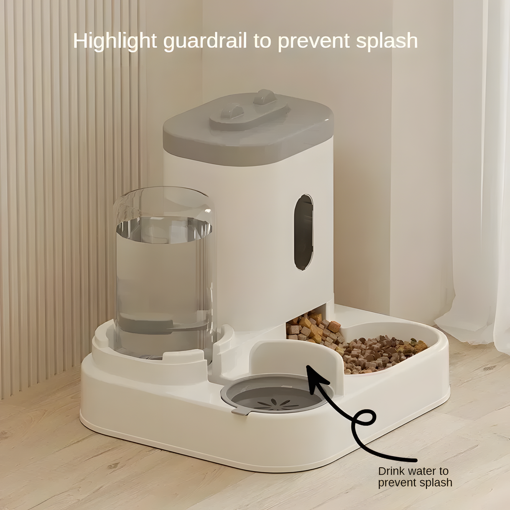 Gravity Pet Feeding and Water Station