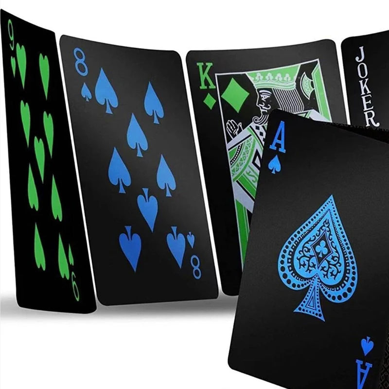 Schwarze Spielkarten