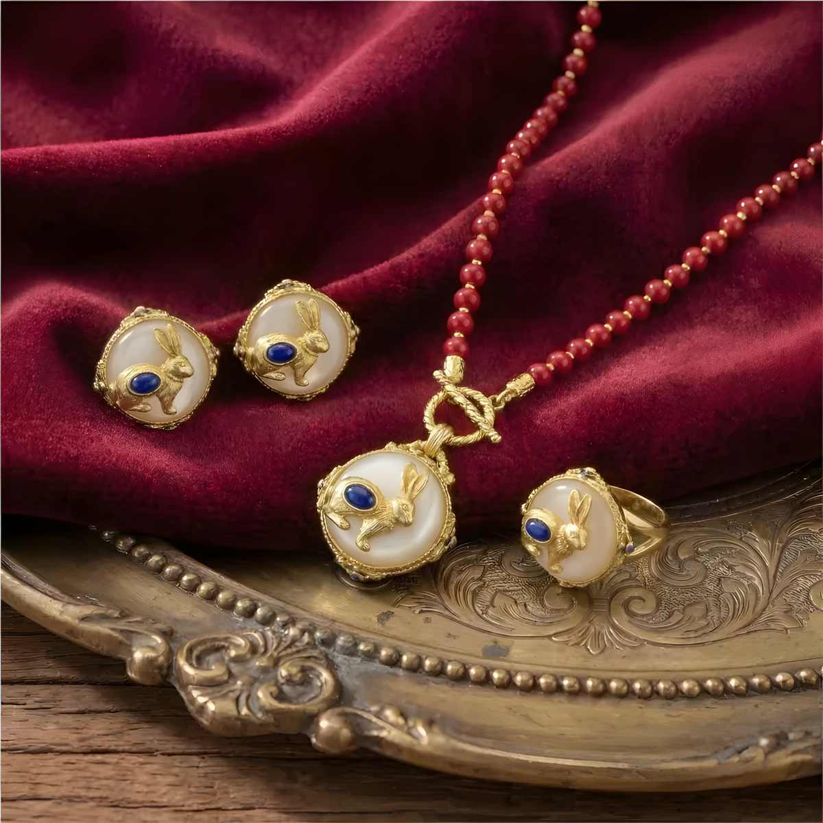 Vintage Zodiac Jewelry Set