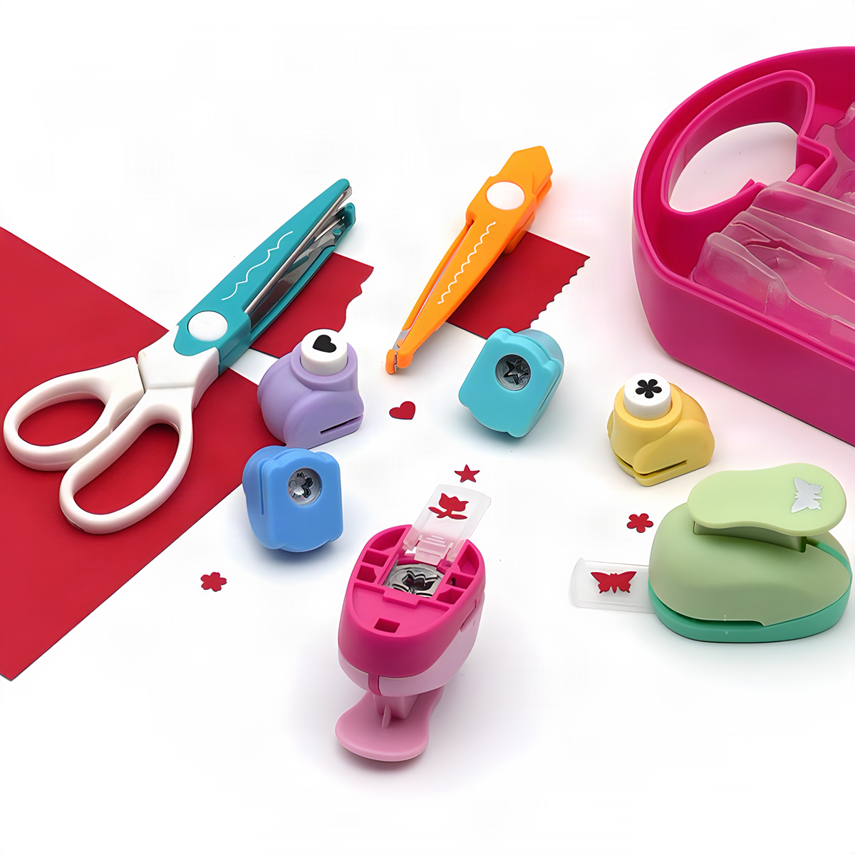 Craft Paper Punch and Scissor Set