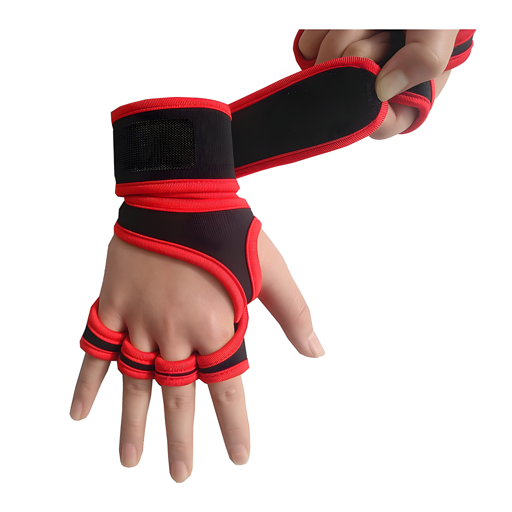 Palm-Padded Half-Finger Workout Gloves