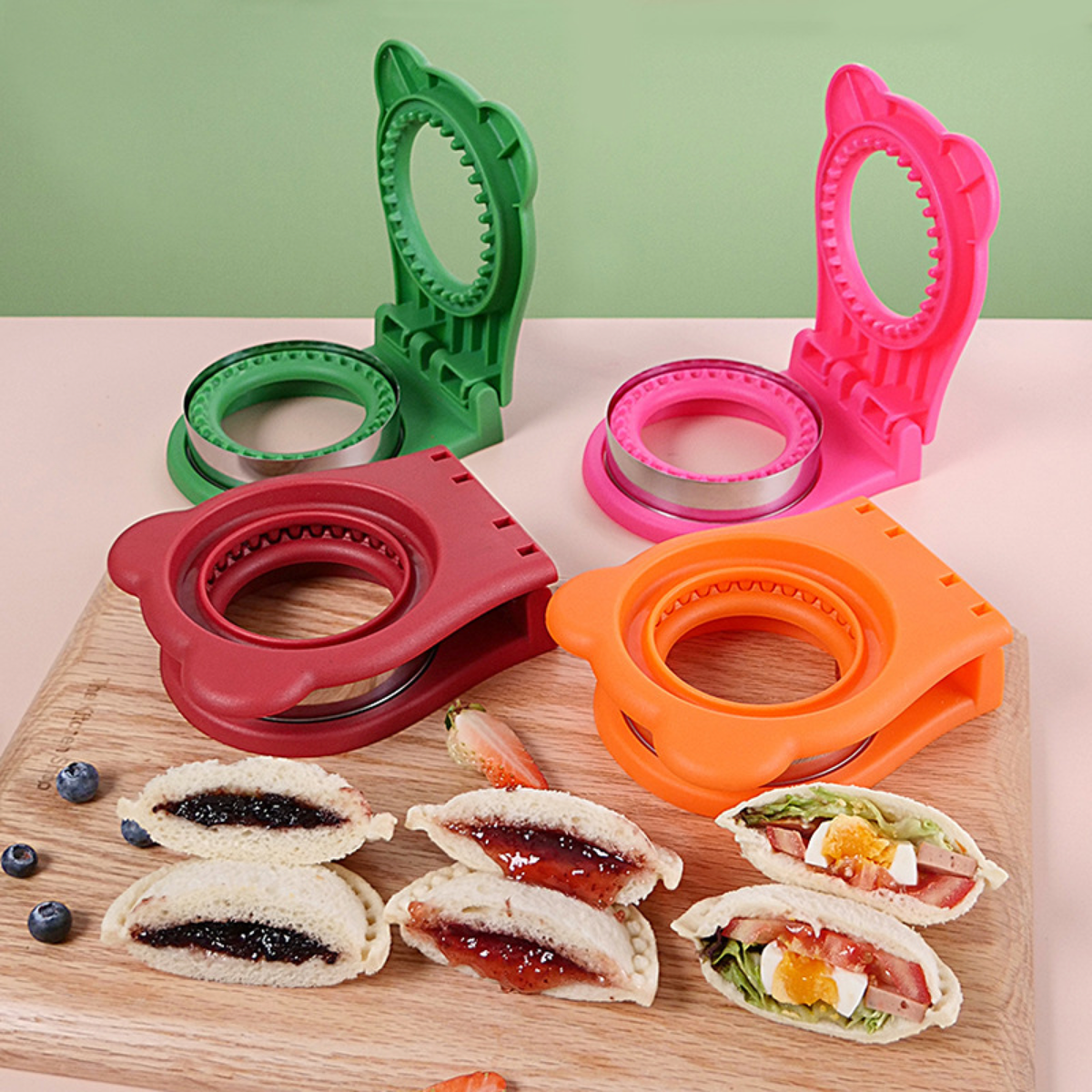 Bear-Ear Sandwich Pocket Cutter