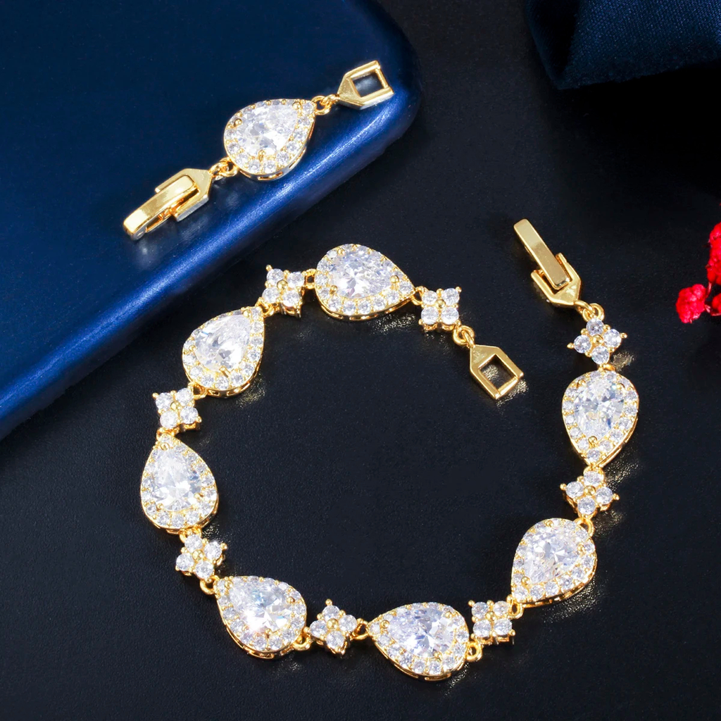 Teardrop Crystal Bracelet