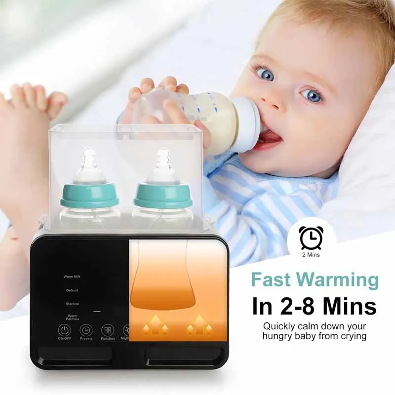 Digital Dual Baby Bottle Warmer