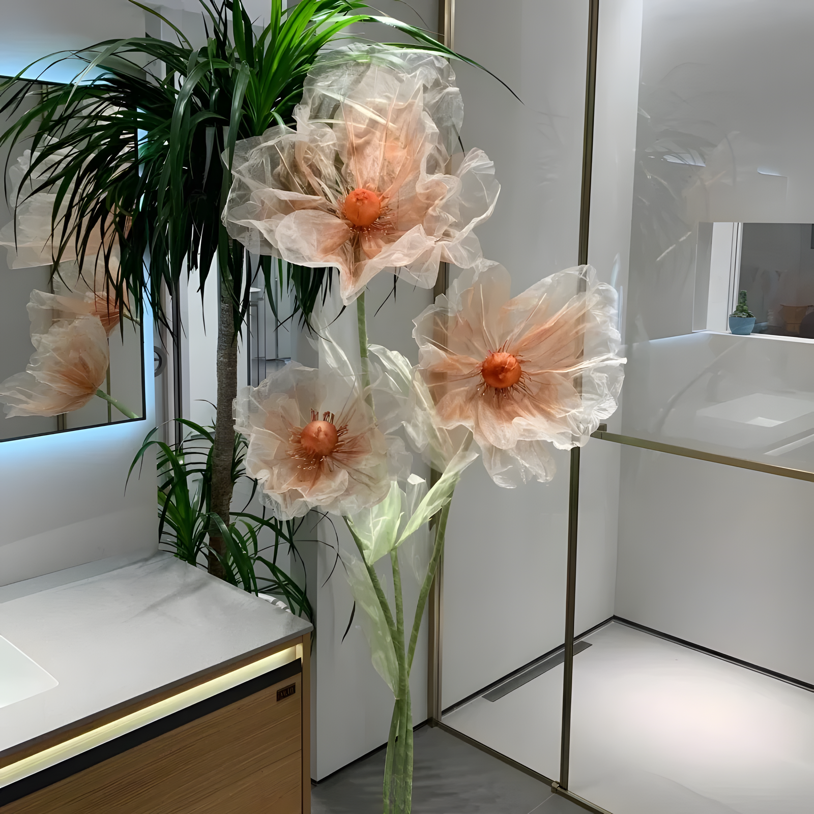 180 cm Poppy Flower Stand