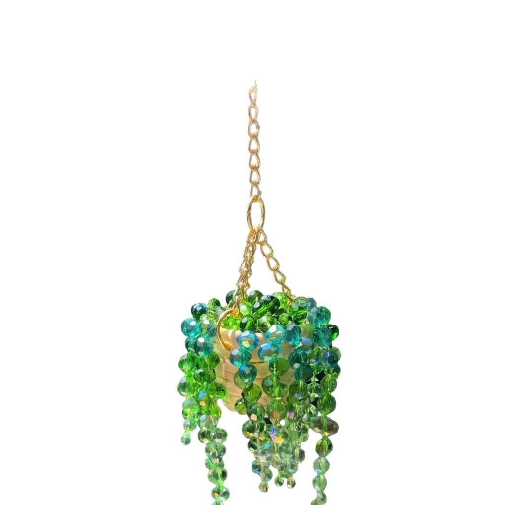 Crystal Bead Car Pendant