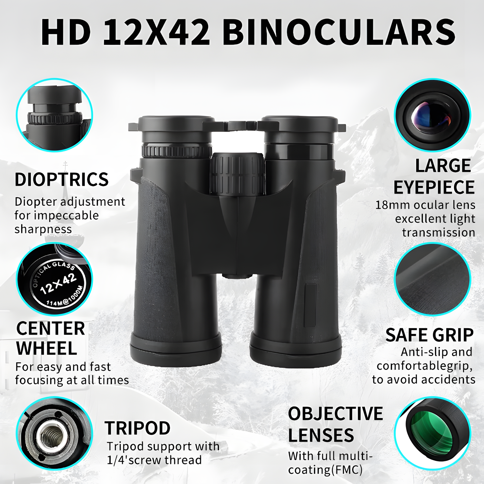 12x42 Binoculars