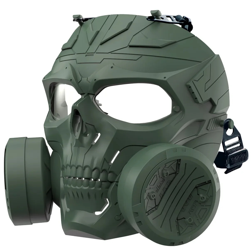 Tactical Skull Mask With Dual Fans