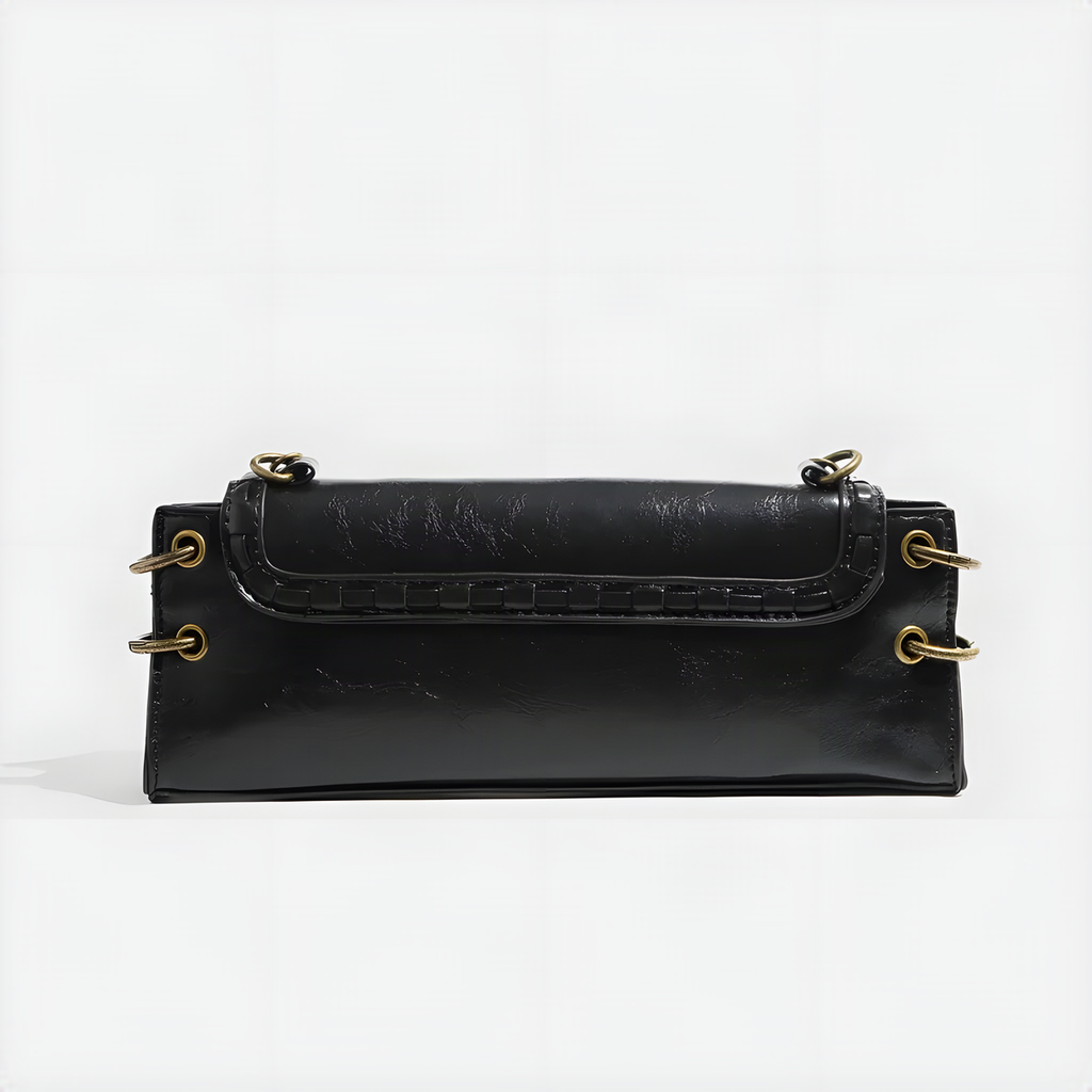 Lock Clasp Crossbody Bag