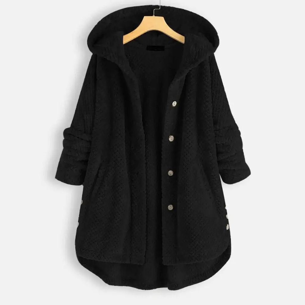 Hooded Fleece Cardigan