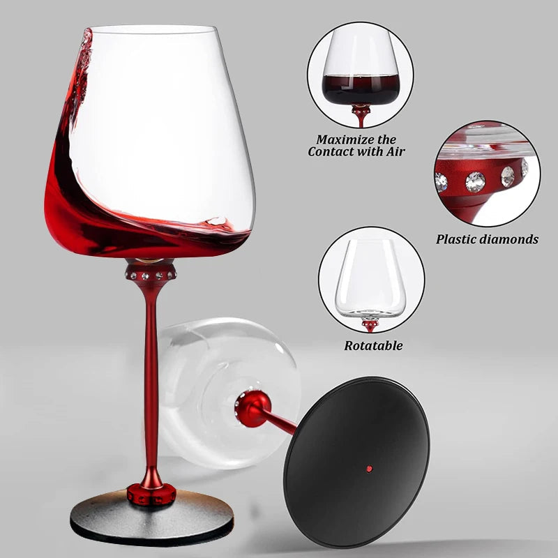 Spinning Wine Glass