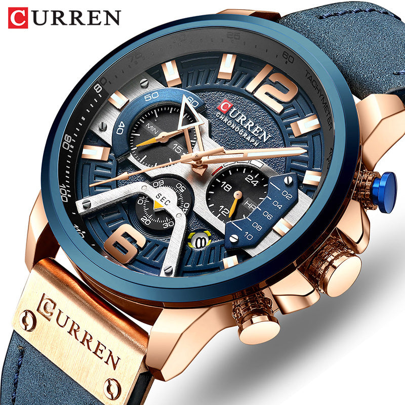 Curren Herrenuhr mit Chronograph und Box