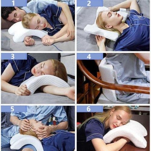Gebogenes Kissen für Paare