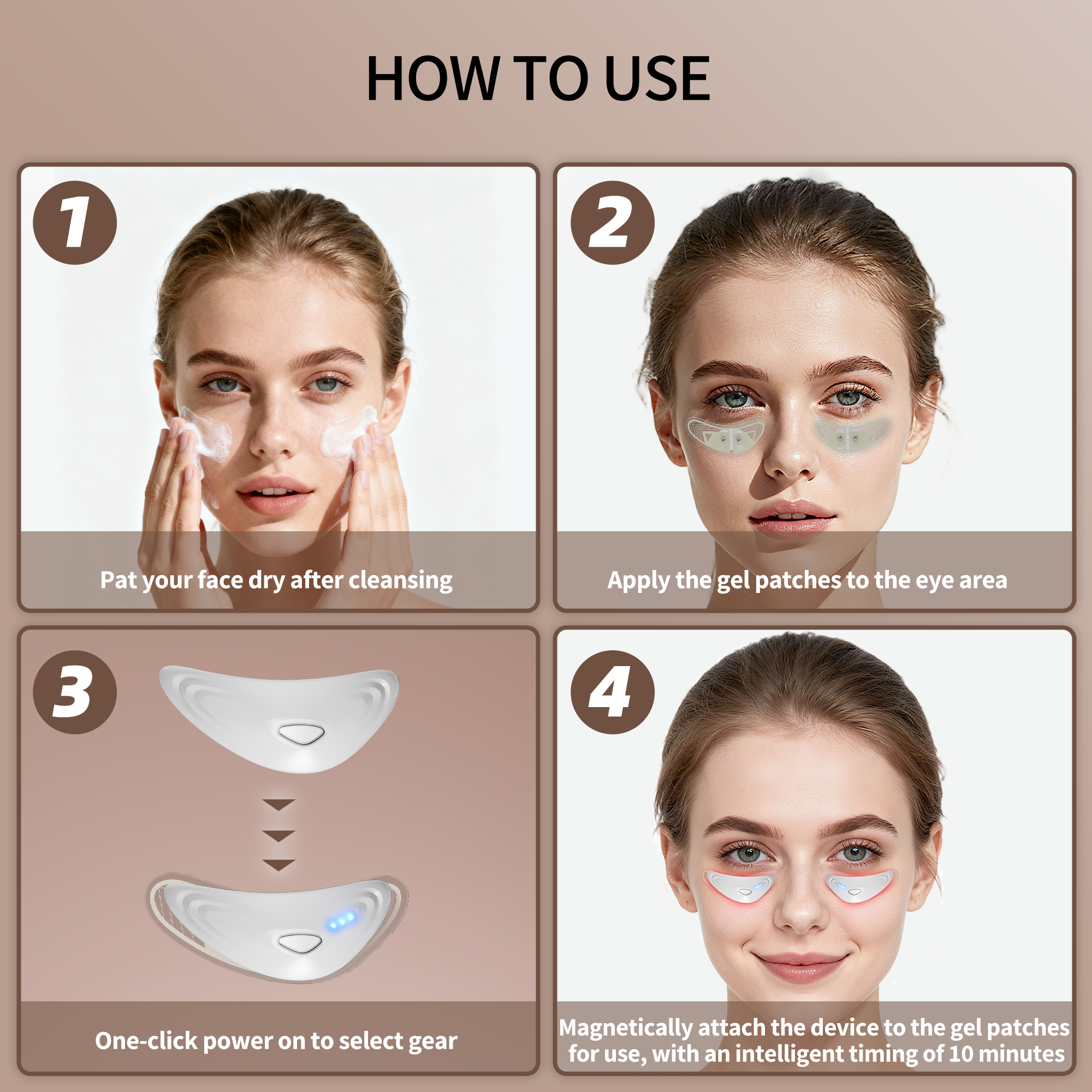 Microcurrent Eye Massager