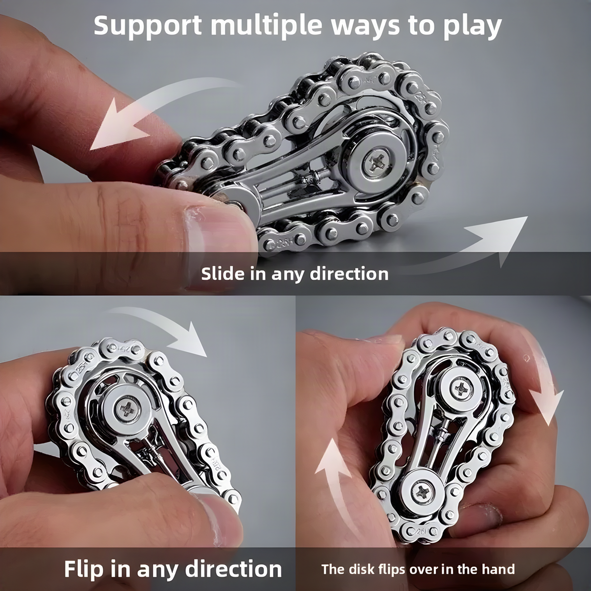 Metal Chain Gear Fidget