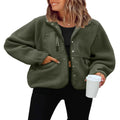 Women's Polar Fleece Sports And Leisure Sweater Jacket Top
