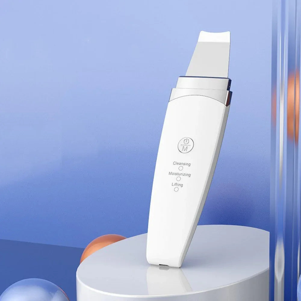 Ultrasonic Peeling Beauty Instrument Facial Scrubber Cleaner