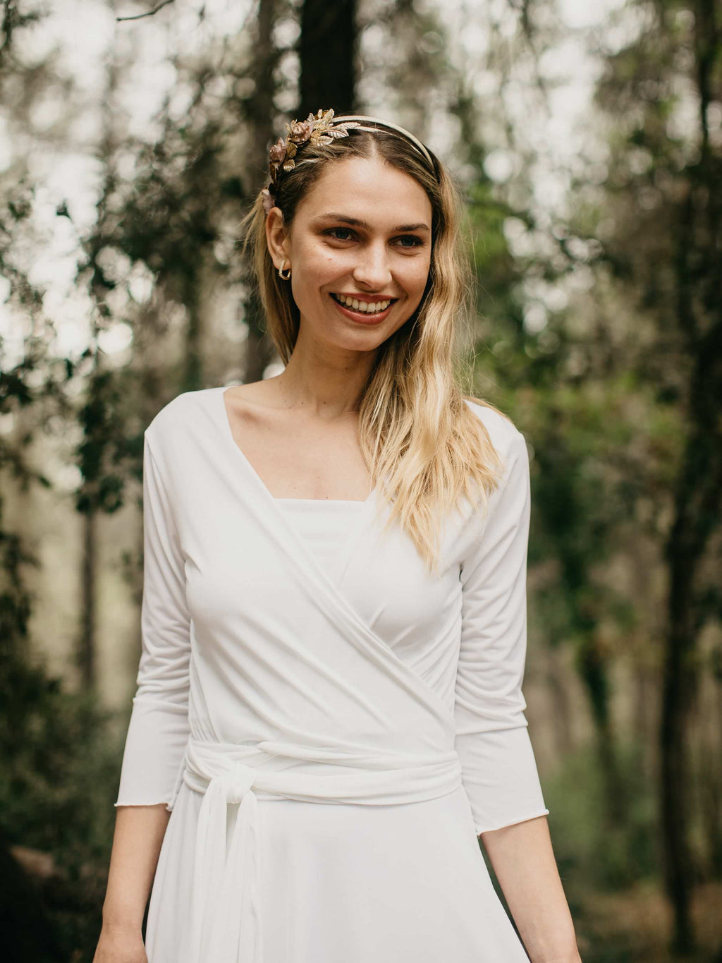 MAXI DRESS BRIDE 3/4 SLEEVE