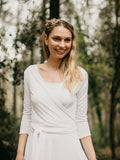 MAXI DRESS BRIDE 3/4 SLEEVE