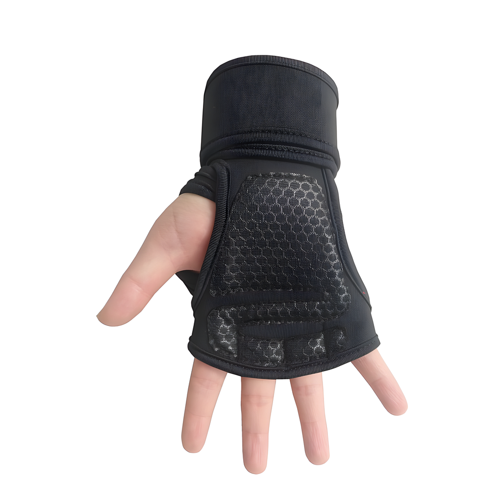 Palm-Padded Half-Finger Workout Gloves