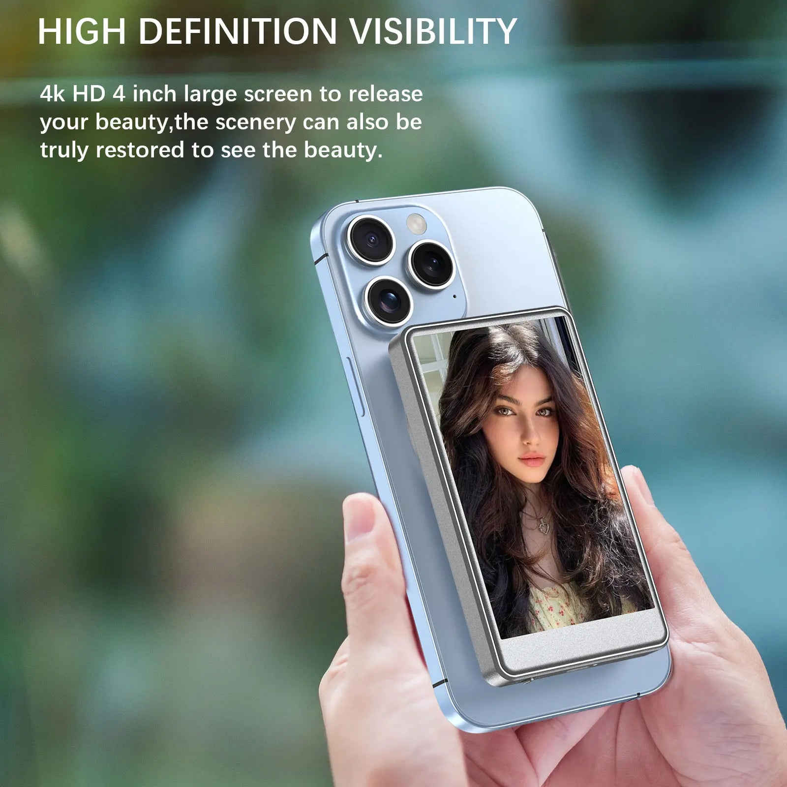 Vlog Selfie Monitor Screen for iPhone