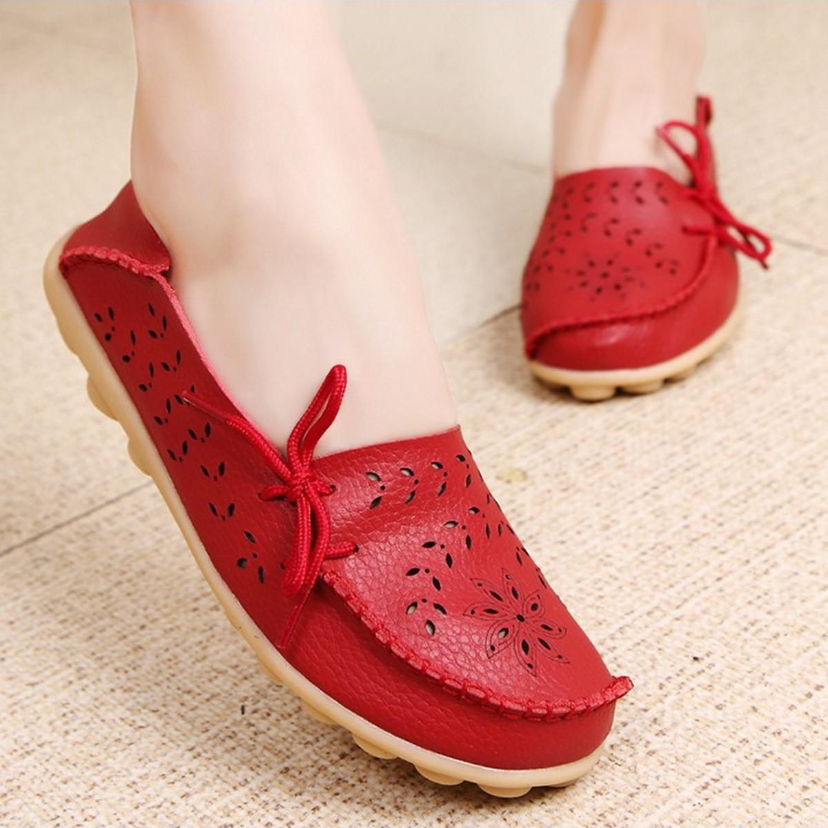 Women's Perforated Casual Shoes
