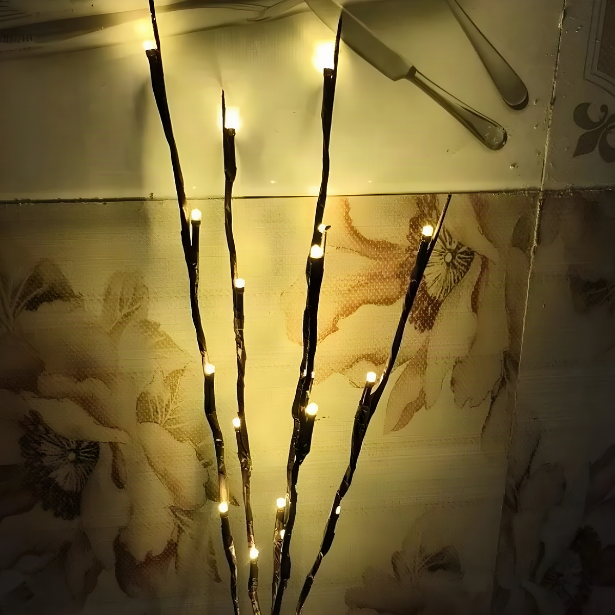 Warm White LED Twig Branch