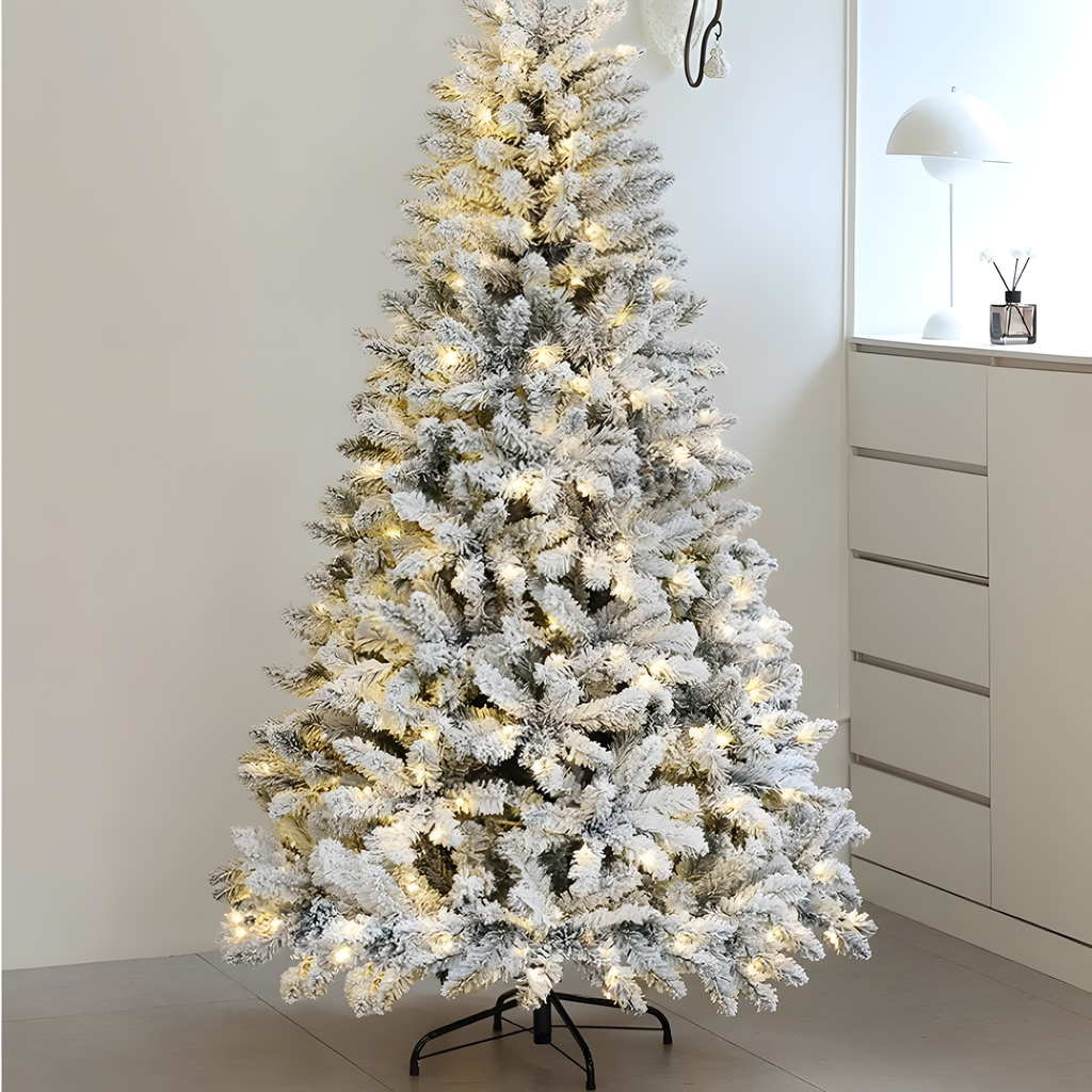 Flocked Christmas Tree