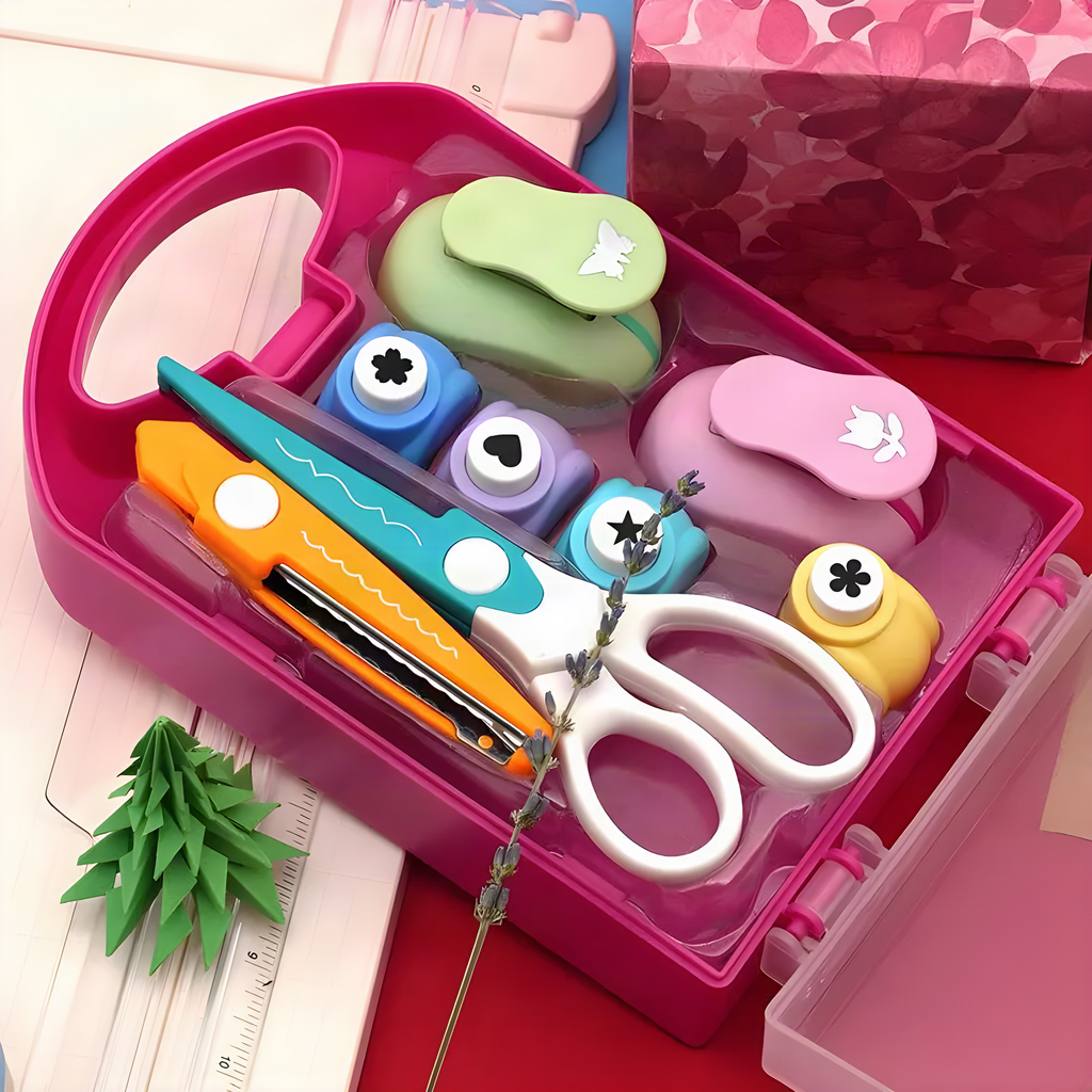 Craft Paper Punch and Scissor Set