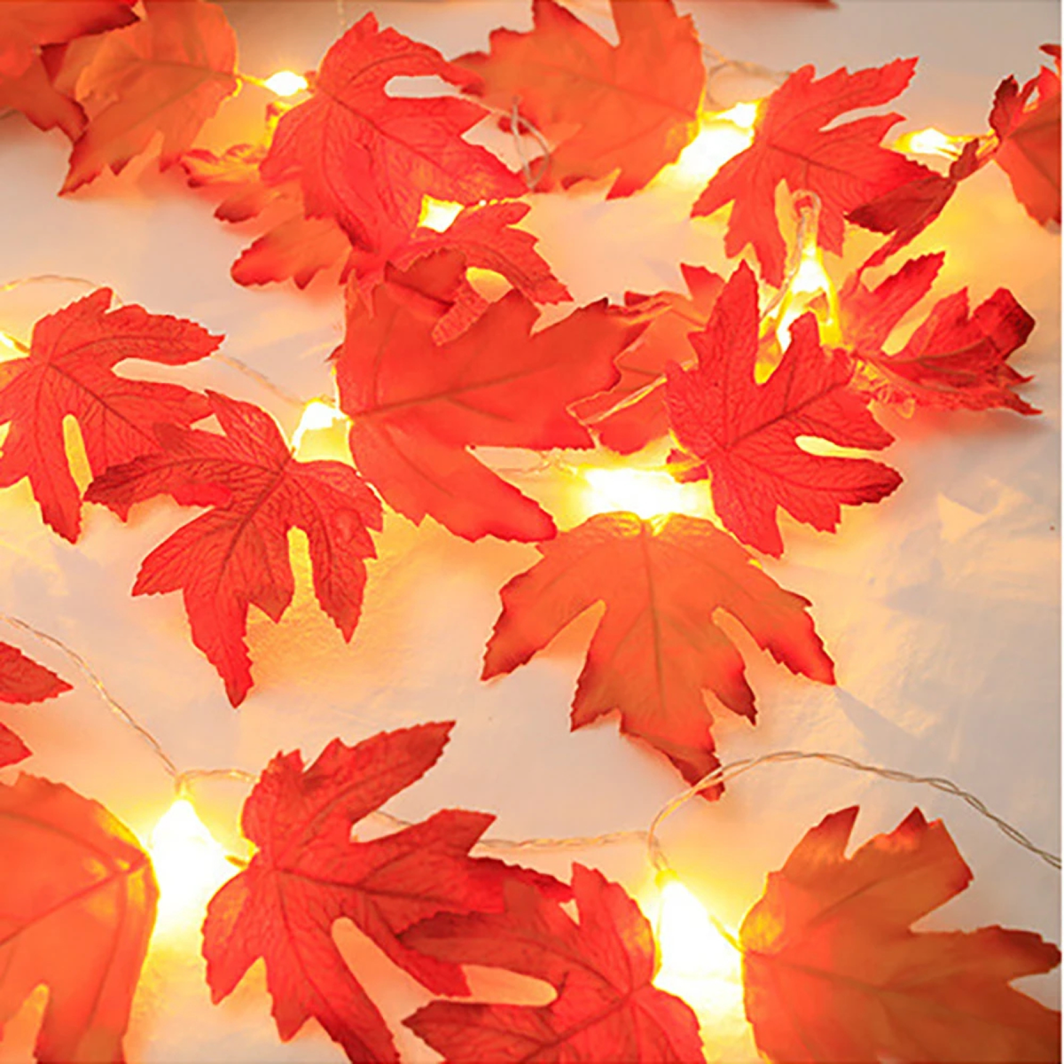 USB Maple Leaf String Lights