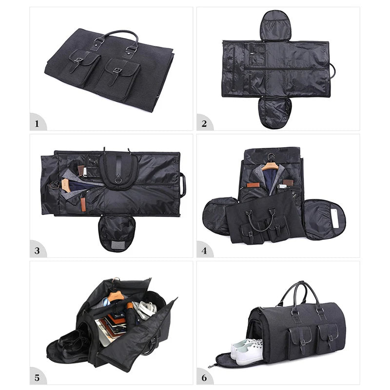 Multifunktionale, faltbare Anzugtasche