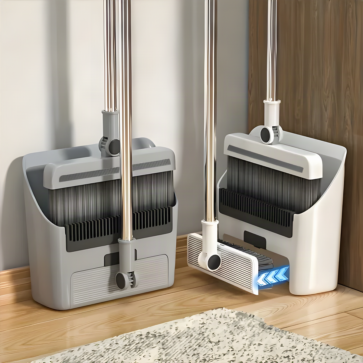 3-in-1 Broom and Dustpan Set