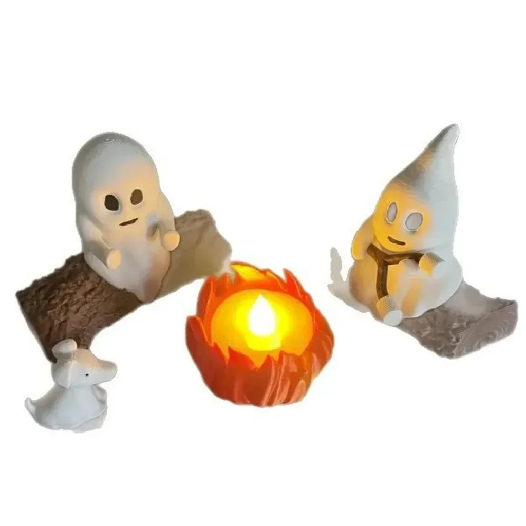 Light-Up Halloween Ghost Decor
