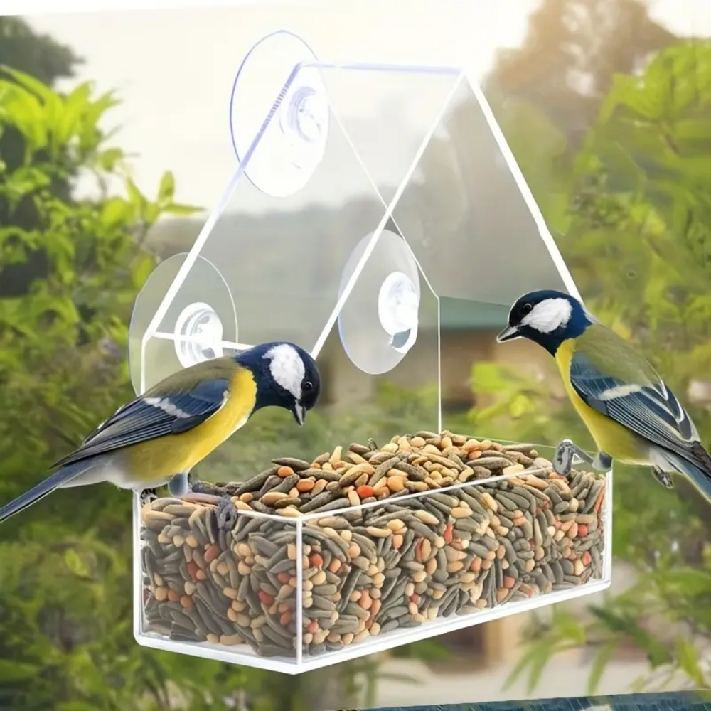 Window Acrylic Bird Feeder